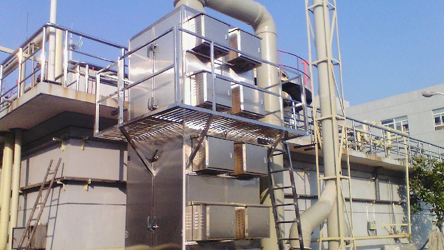 硅橡膠廢氣處理設備定制案例